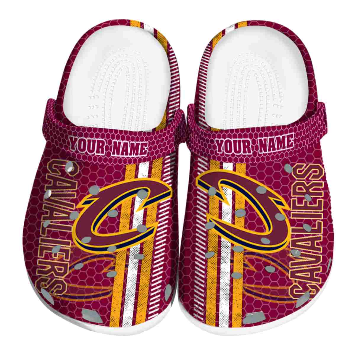 footwearmerch cleveland cavaliers nba sport crocs crocband clogs shoes comfortable for men women and kids 93ogg