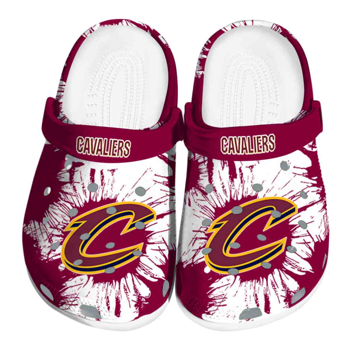 footwearmerch cleveland cavaliers nba sport crocs crocband clogs shoes comfortable for men women and kids 9vudz