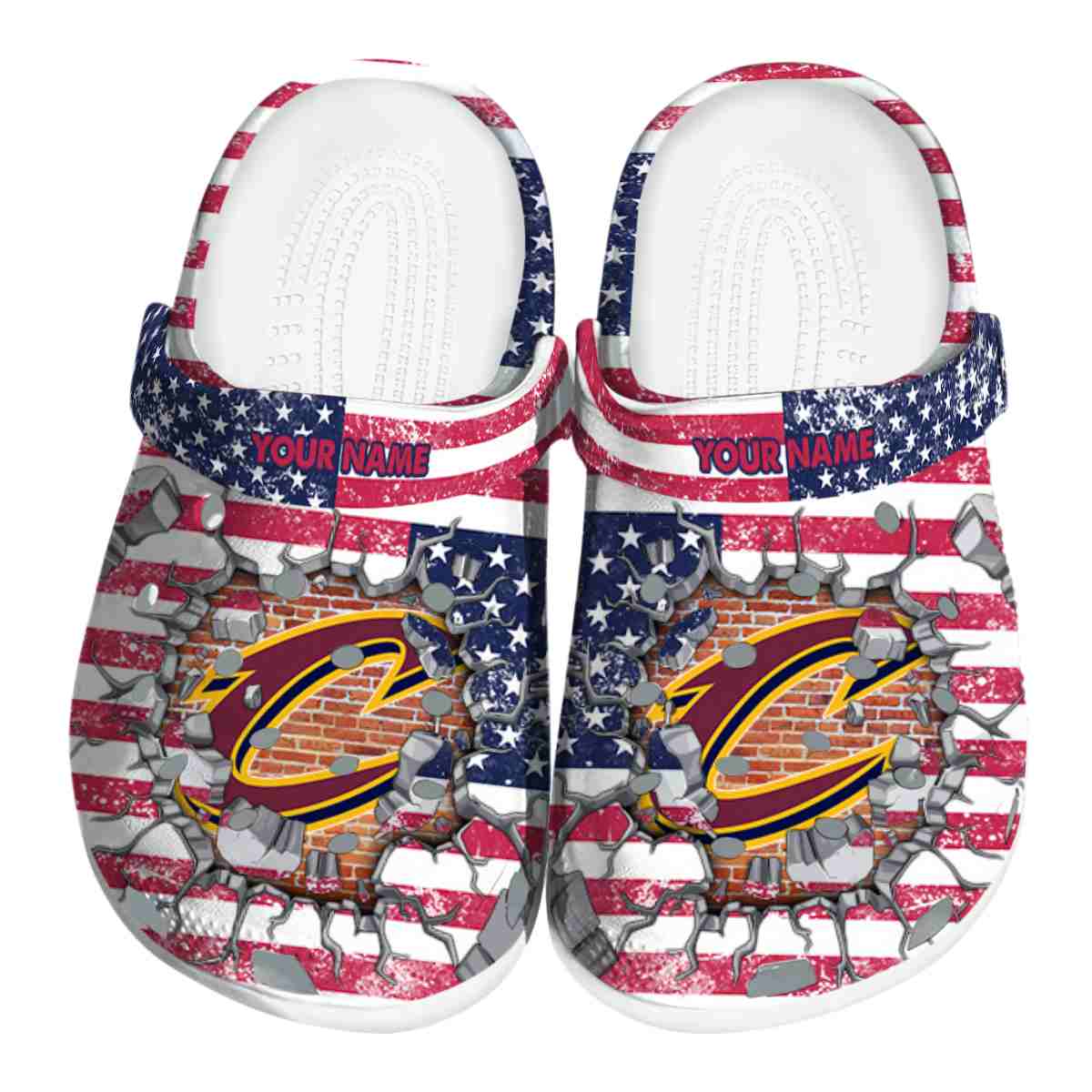 footwearmerch cleveland cavaliers nba sport crocs crocband clogs shoes comfortable for men women and kids fzwth