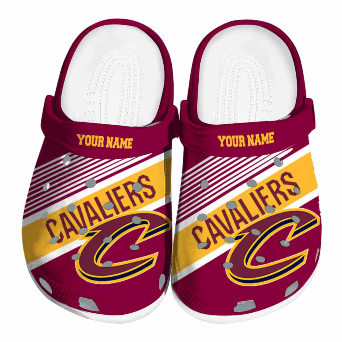 footwearmerch cleveland cavaliers nba sport crocs crocband clogs shoes comfortable for men women and kids plk0u