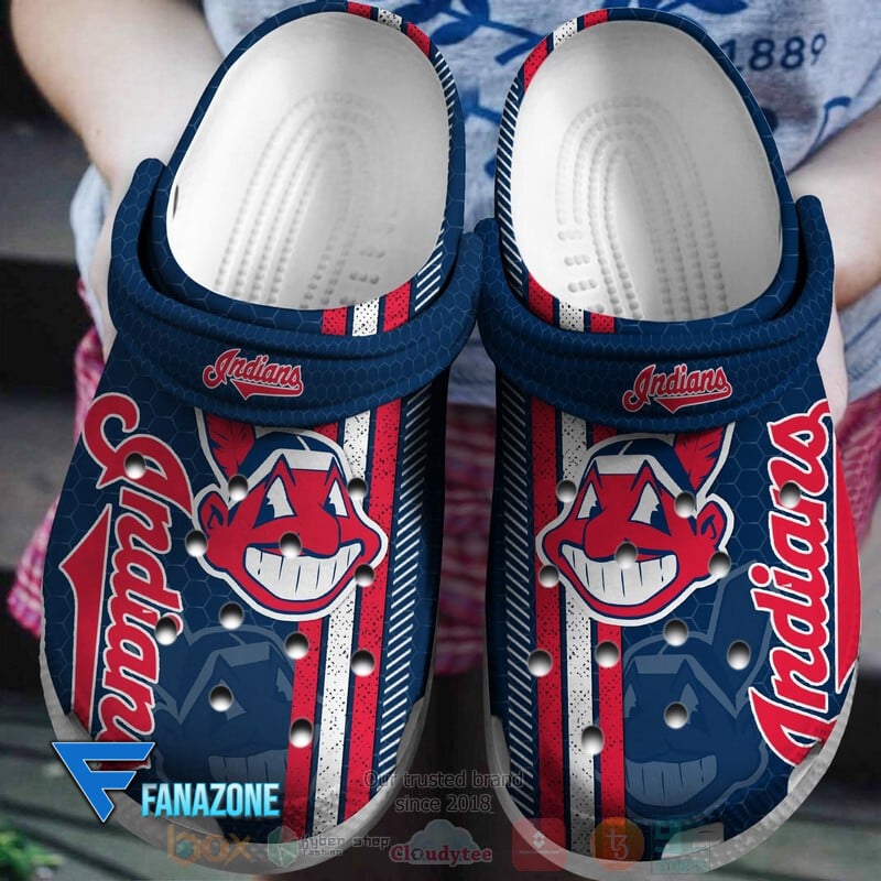 footwearmerch cleveland guardians mlb sport crocs clogs crocband shoes comfortable for men women and kids efbbz