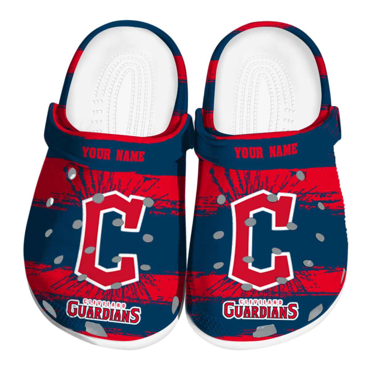 footwearmerch cleveland guardians mlb sport crocs crocband clogs shoes comfortable for men women and kids 37hhp
