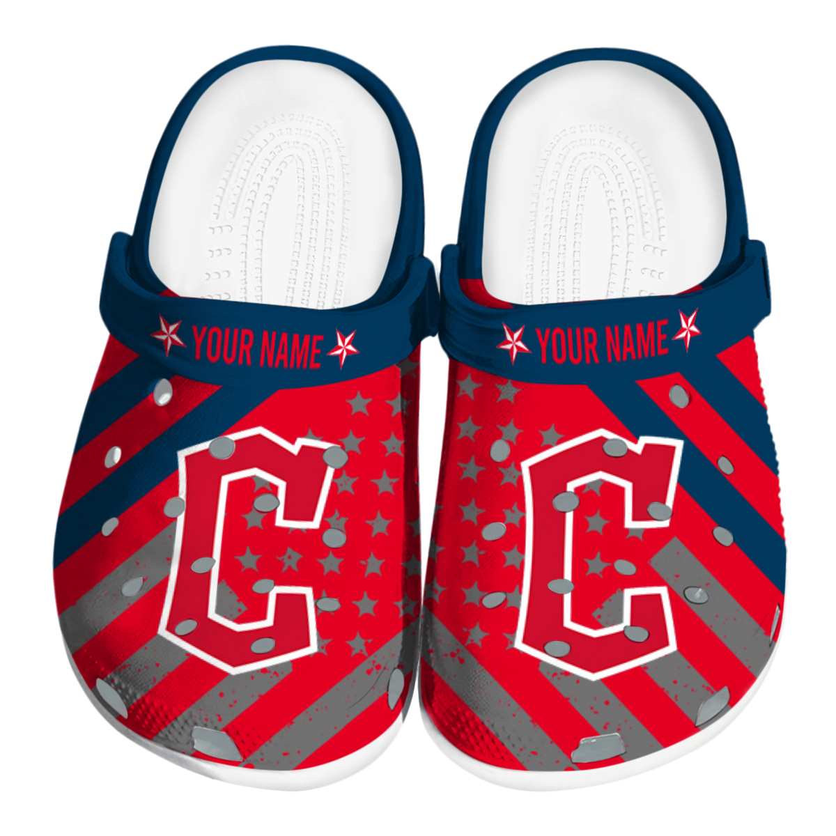 footwearmerch cleveland guardians mlb sport crocs crocband clogs shoes comfortable for men women and kids 3jdsd