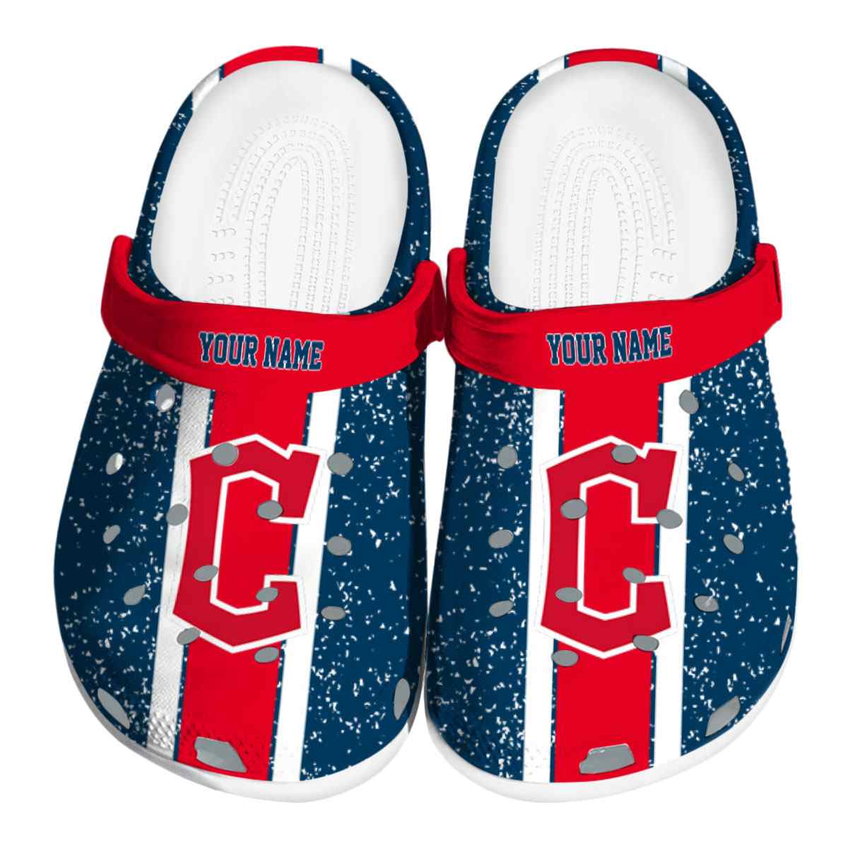 footwearmerch cleveland guardians mlb sport crocs crocband clogs shoes comfortable for men women and kids 6ufdh