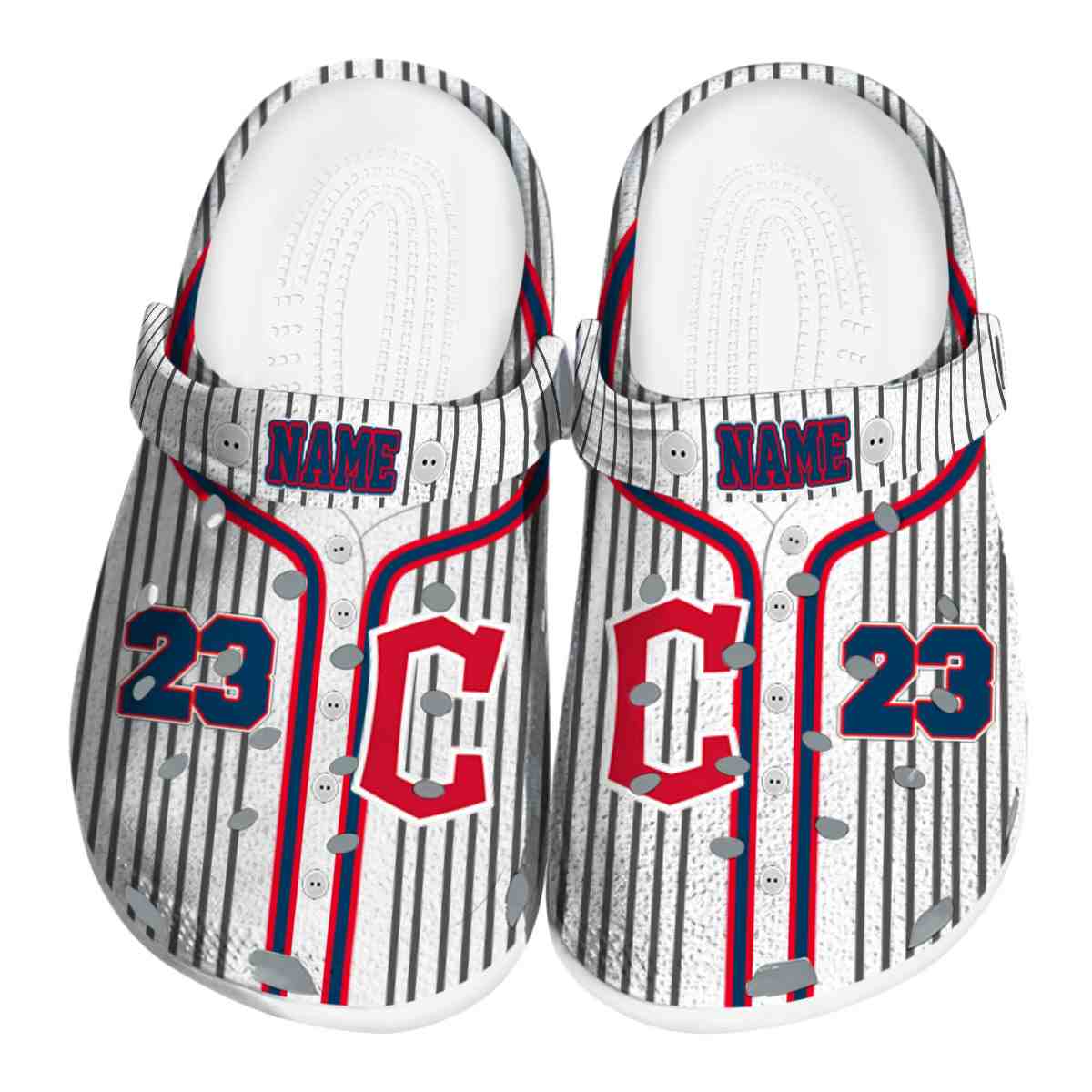 footwearmerch cleveland guardians mlb sport crocs crocband clogs shoes comfortable for men women and kids a0wbw