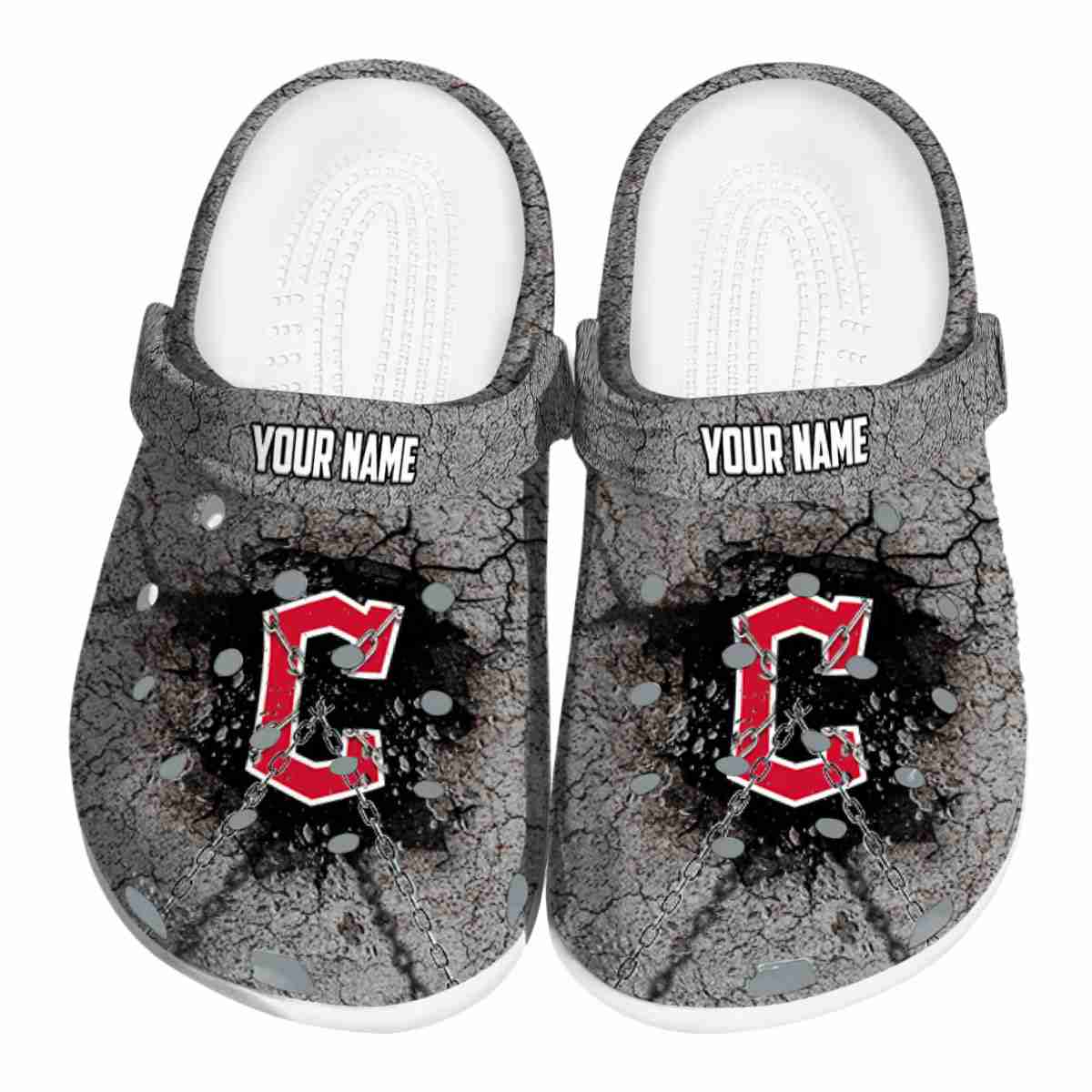 footwearmerch cleveland guardians mlb sport crocs crocband clogs shoes comfortable for men women and kids cpdo4