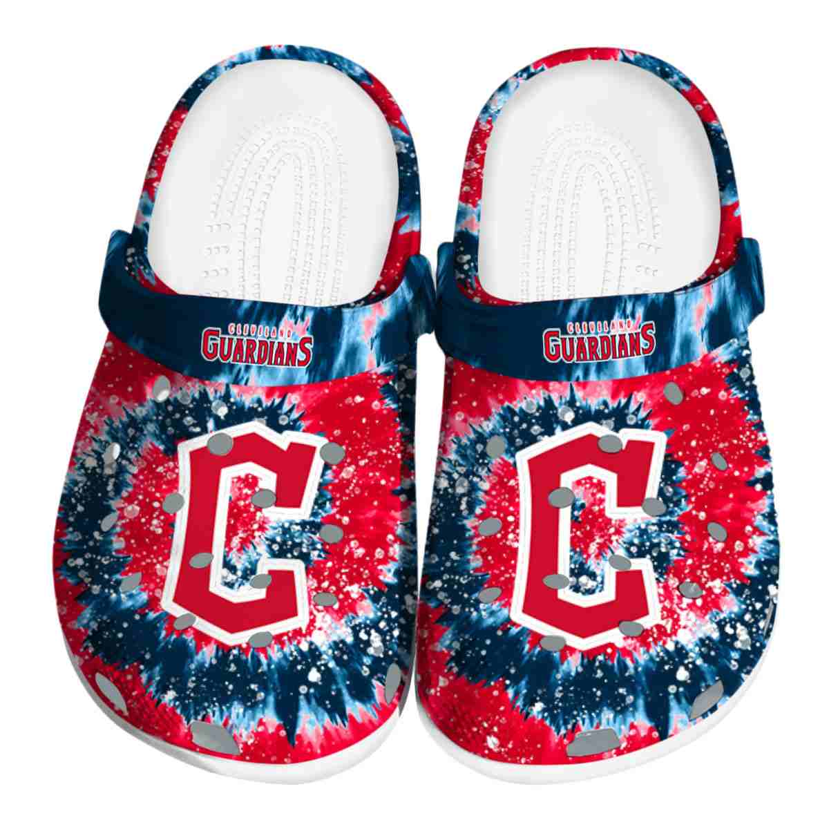 footwearmerch cleveland guardians mlb sport crocs crocband clogs shoes comfortable for men women and kids ivl3a