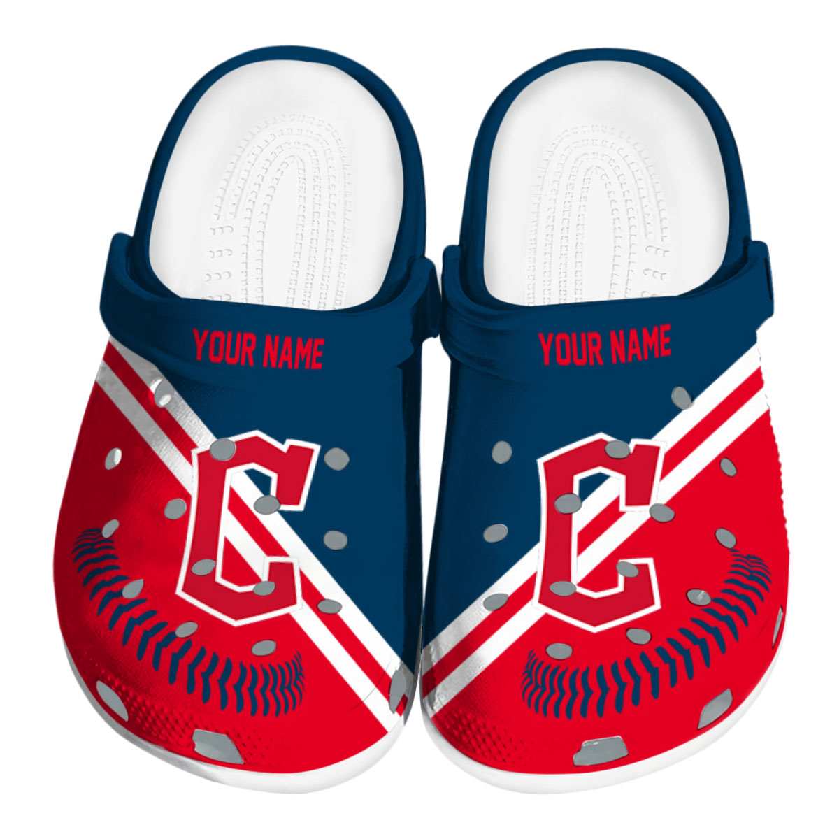 footwearmerch cleveland guardians mlb sport crocs crocband clogs shoes comfortable for men women and kids m5ii8