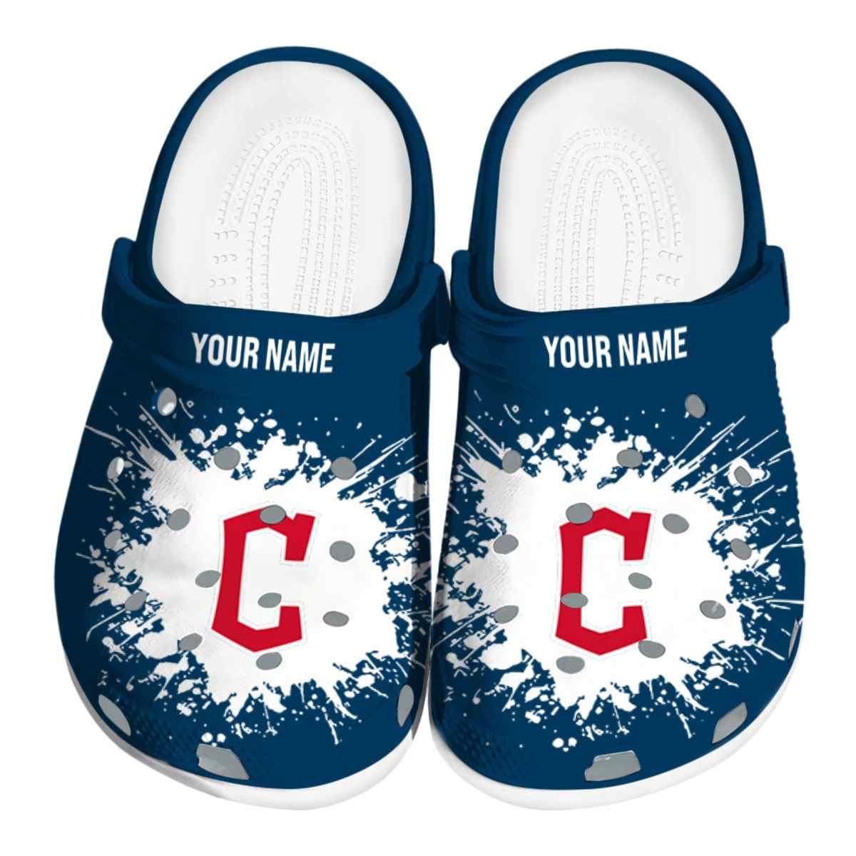 footwearmerch cleveland guardians mlb sport crocs crocband clogs shoes comfortable for men women and kids okdvs