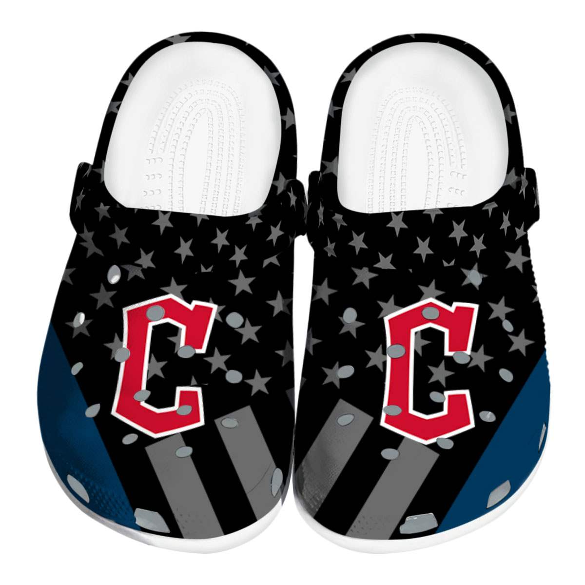 footwearmerch cleveland guardians mlb sport crocs crocband clogs shoes comfortable for men women and kids xkhxf