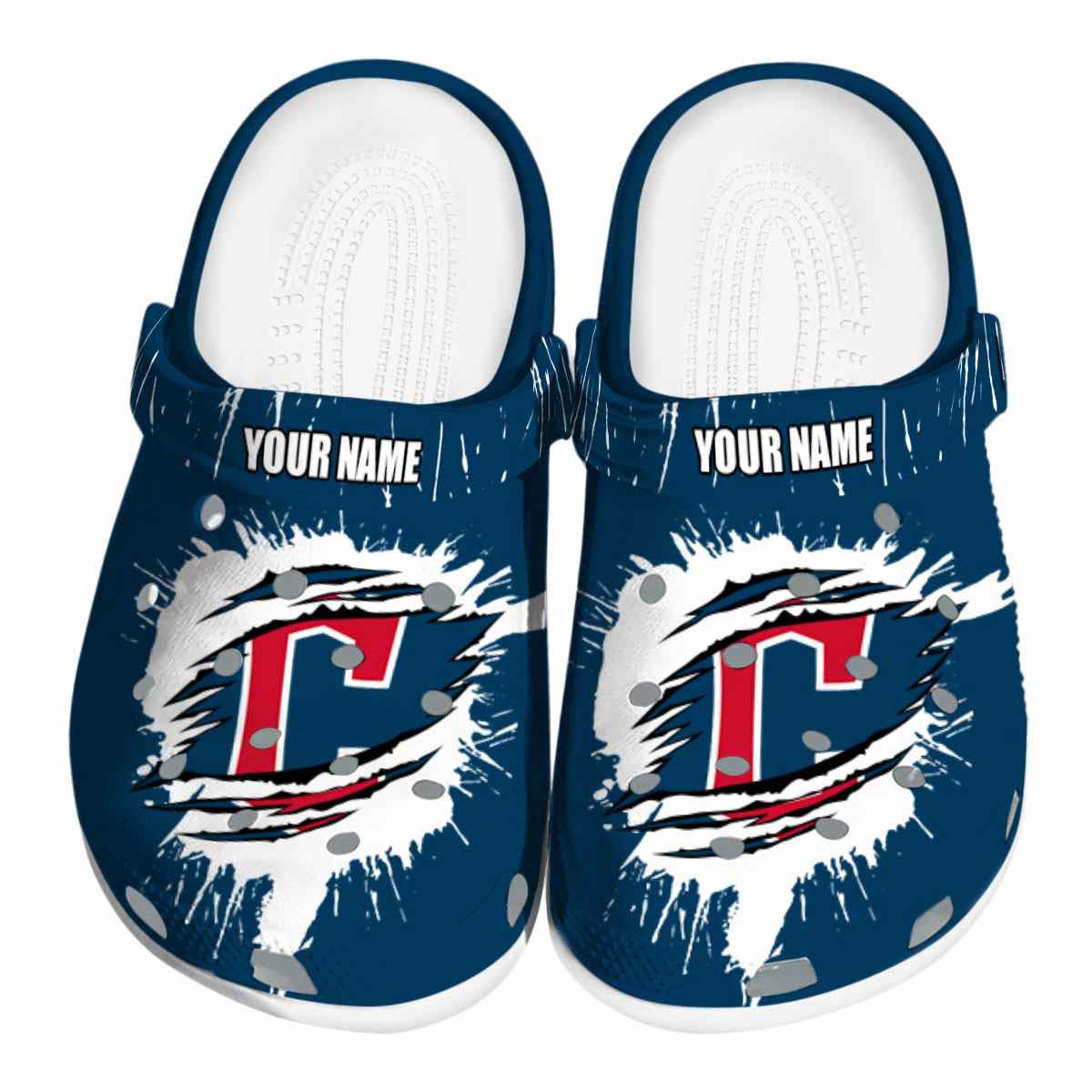 footwearmerch cleveland guardians mlb sport crocs crocband clogs shoes comfortable for men women and kids zcba5