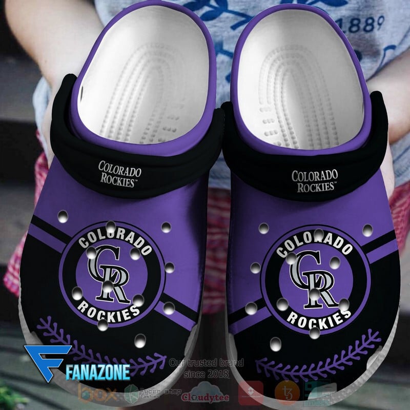 footwearmerch colorado rockies mlb sport crocs clogs crocband shoes comfortable for men women and kids hrpcq