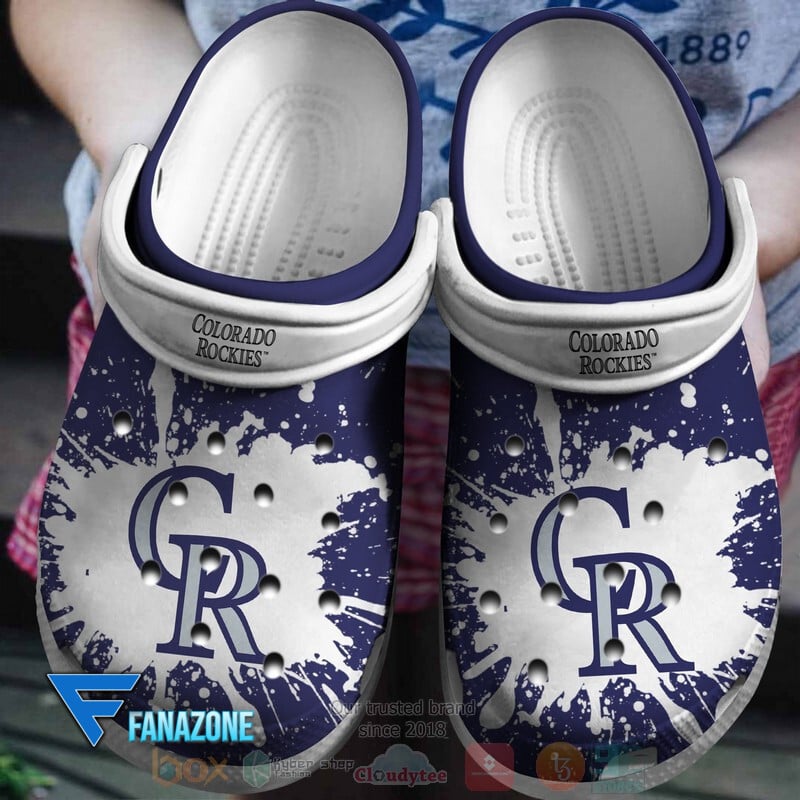 footwearmerch colorado rockies mlb sport crocs clogs crocband shoes comfortable for men women and kids pxatc