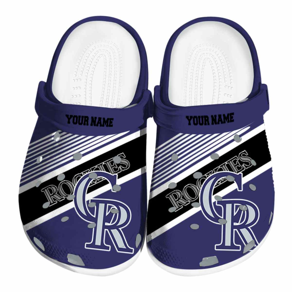 footwearmerch colorado rockies mlb sport crocs crocband clogs shoes comfortable for men women and kids elds5