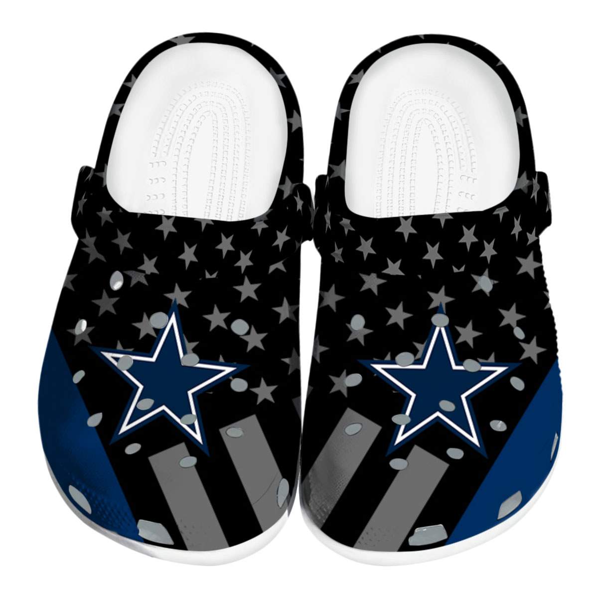 footwearmerch dallas cowboys nfl sport crocs crocband clogs shoes comfortable for men women and kids c0qz3