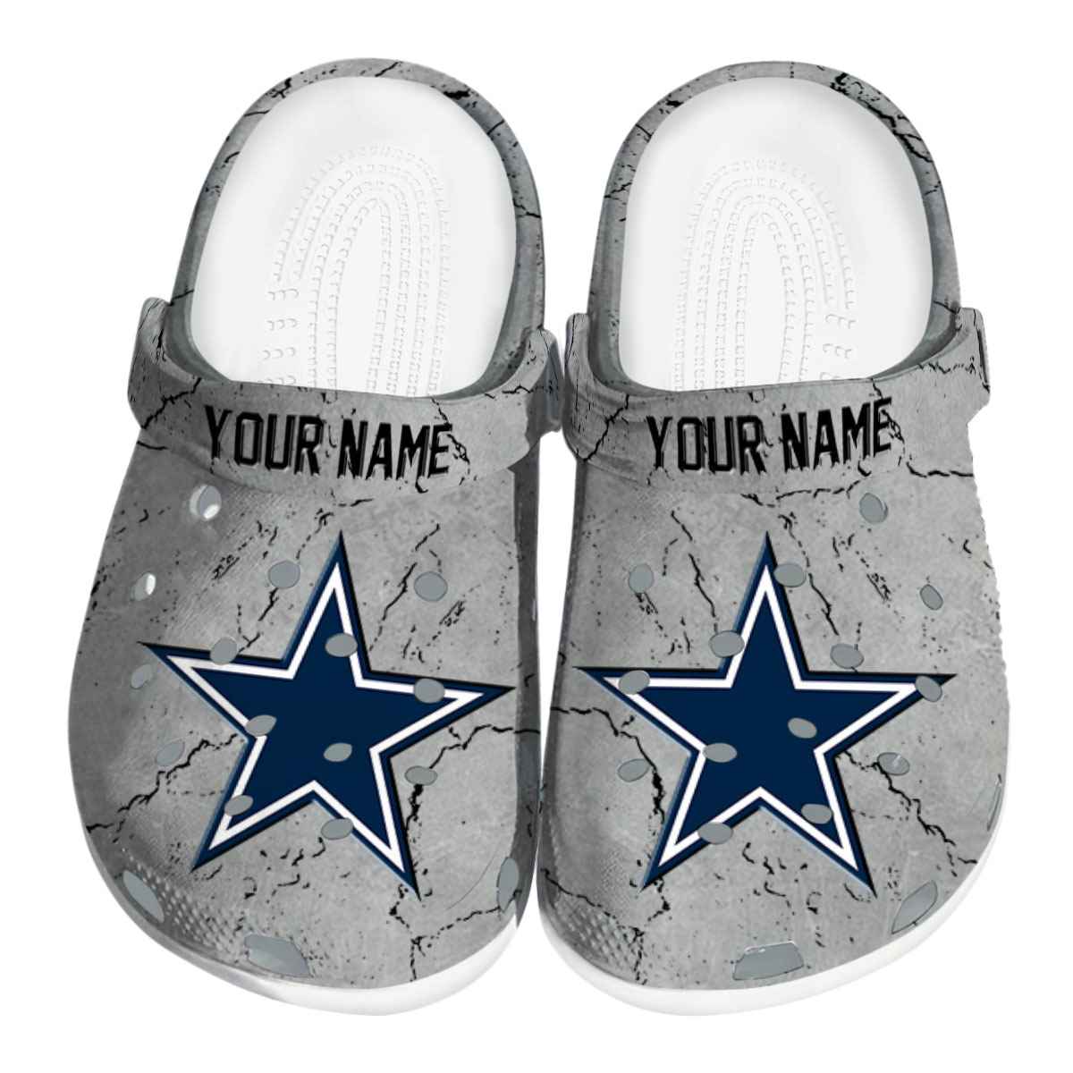 footwearmerch dallas cowboys nfl sport crocs crocband clogs shoes comfortable for men women and kids cmy7w