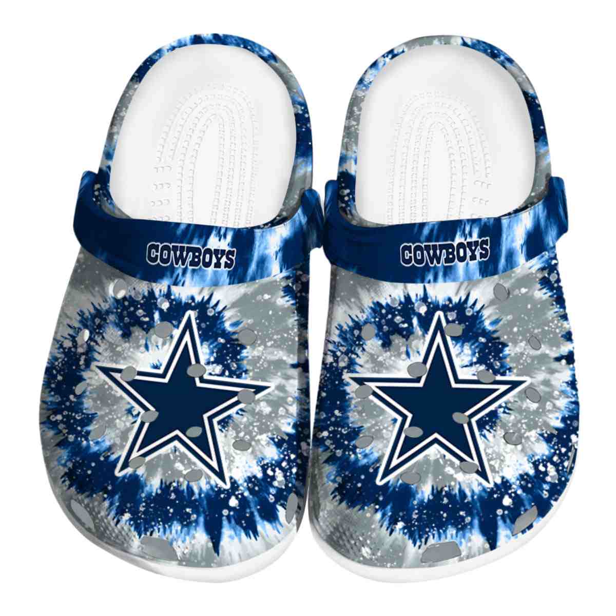 footwearmerch dallas cowboys nfl sport crocs crocband clogs shoes comfortable for men women and kids u0qqe
