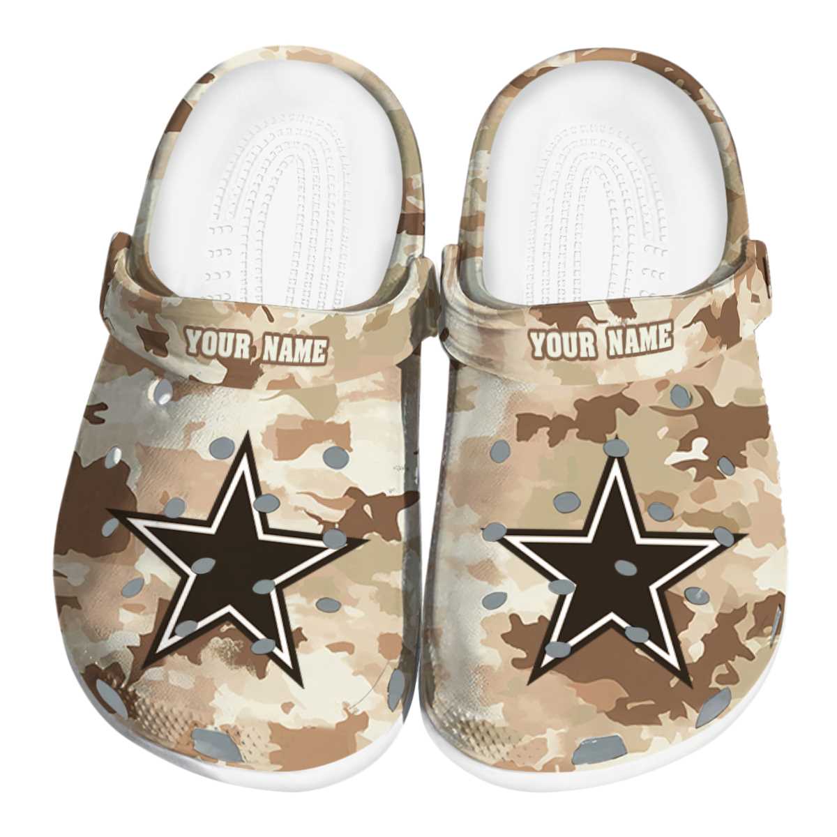 footwearmerch dallas cowboys nfl sport crocs crocband clogs shoes comfortable for men women and kids wyyll