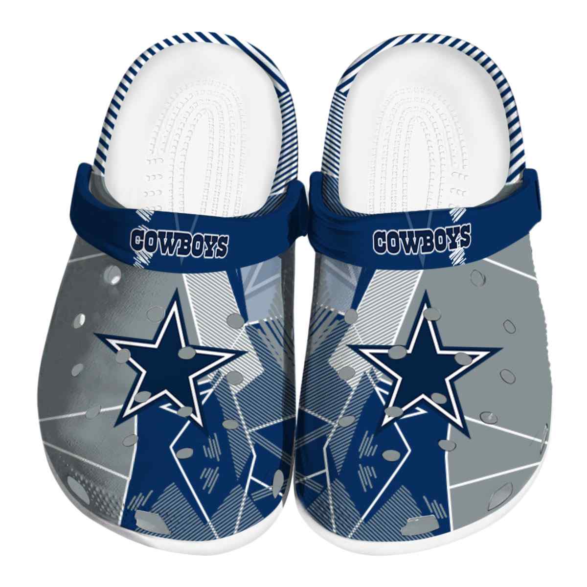 footwearmerch dallas cowboys nfl sport crocs crocband clogs shoes comfortable for men women and kids xtkkq