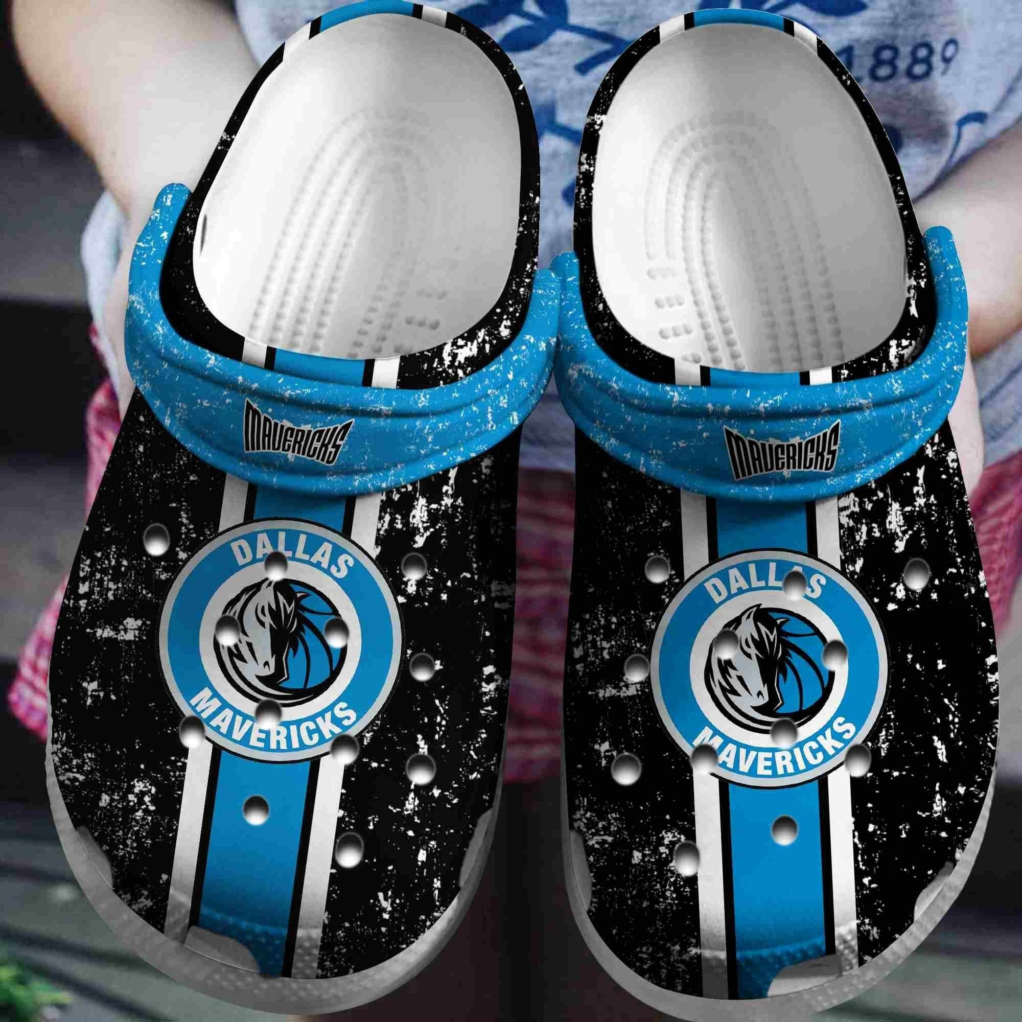 footwearmerch dallas mavericks basketball club crocband clogs shoes crocs comfortable for men women hqzon