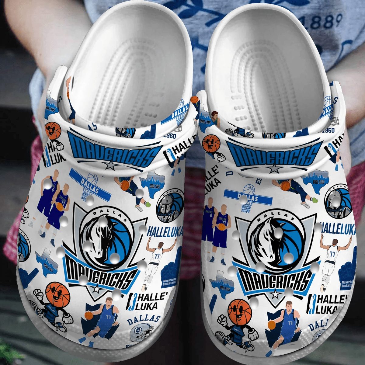 footwearmerch dallas mavericks nba sport crocs crocband clogs shoes comfortable for men women and kids hn5pn