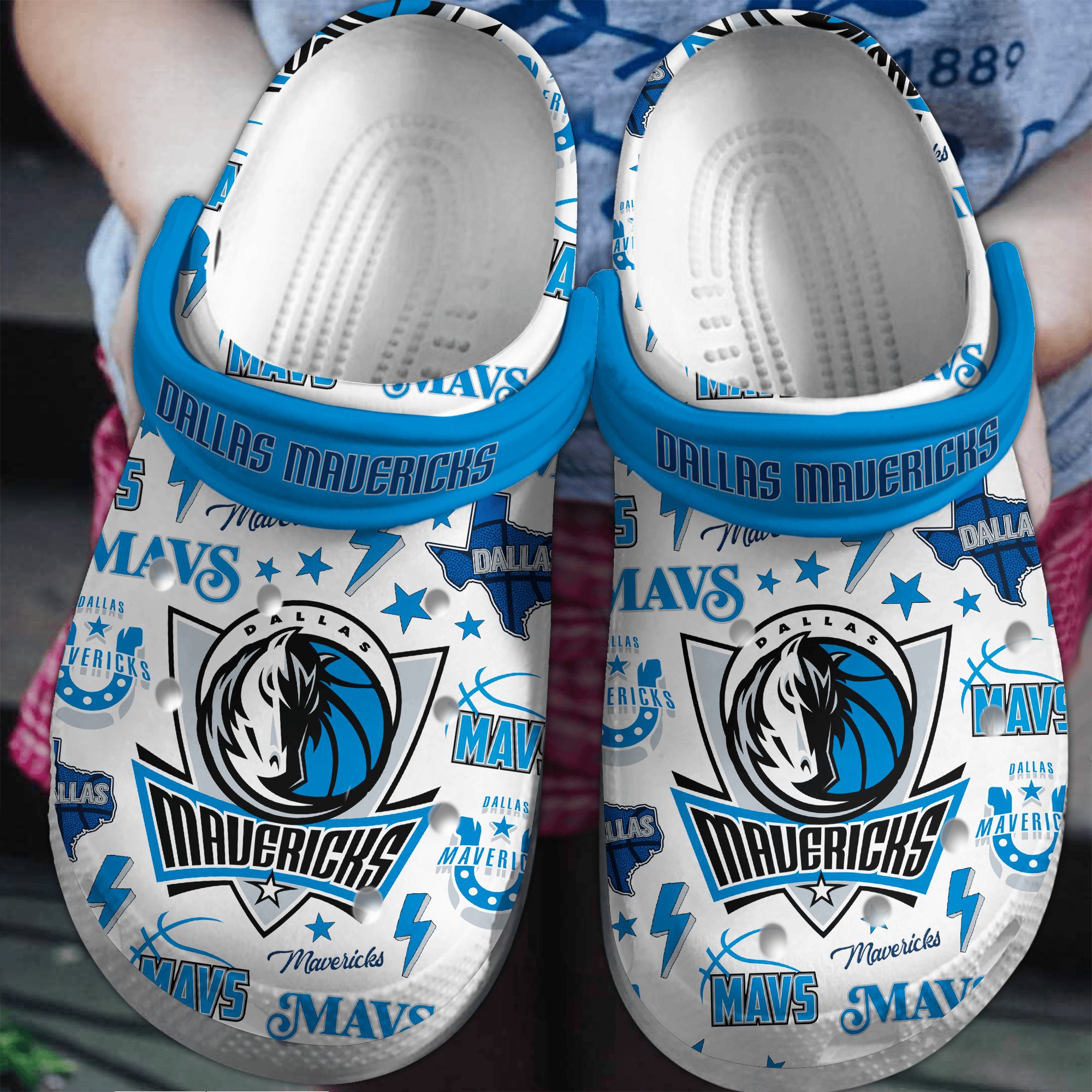 footwearmerch dallas mavericks nba sport crocs crocband clogs shoes comfortable for men women and kids tahmm