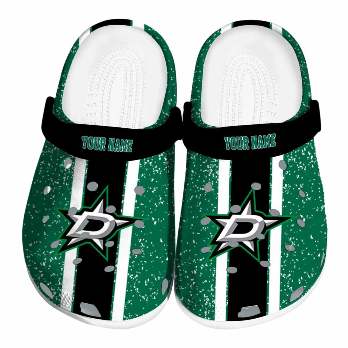 footwearmerch dallas stars nhl sport crocs crocband clogs shoes comfortable for men women and kids b92k6