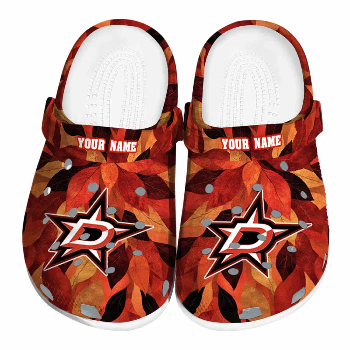 footwearmerch dallas stars nhl sport crocs crocband clogs shoes comfortable for men women and kids g6eml