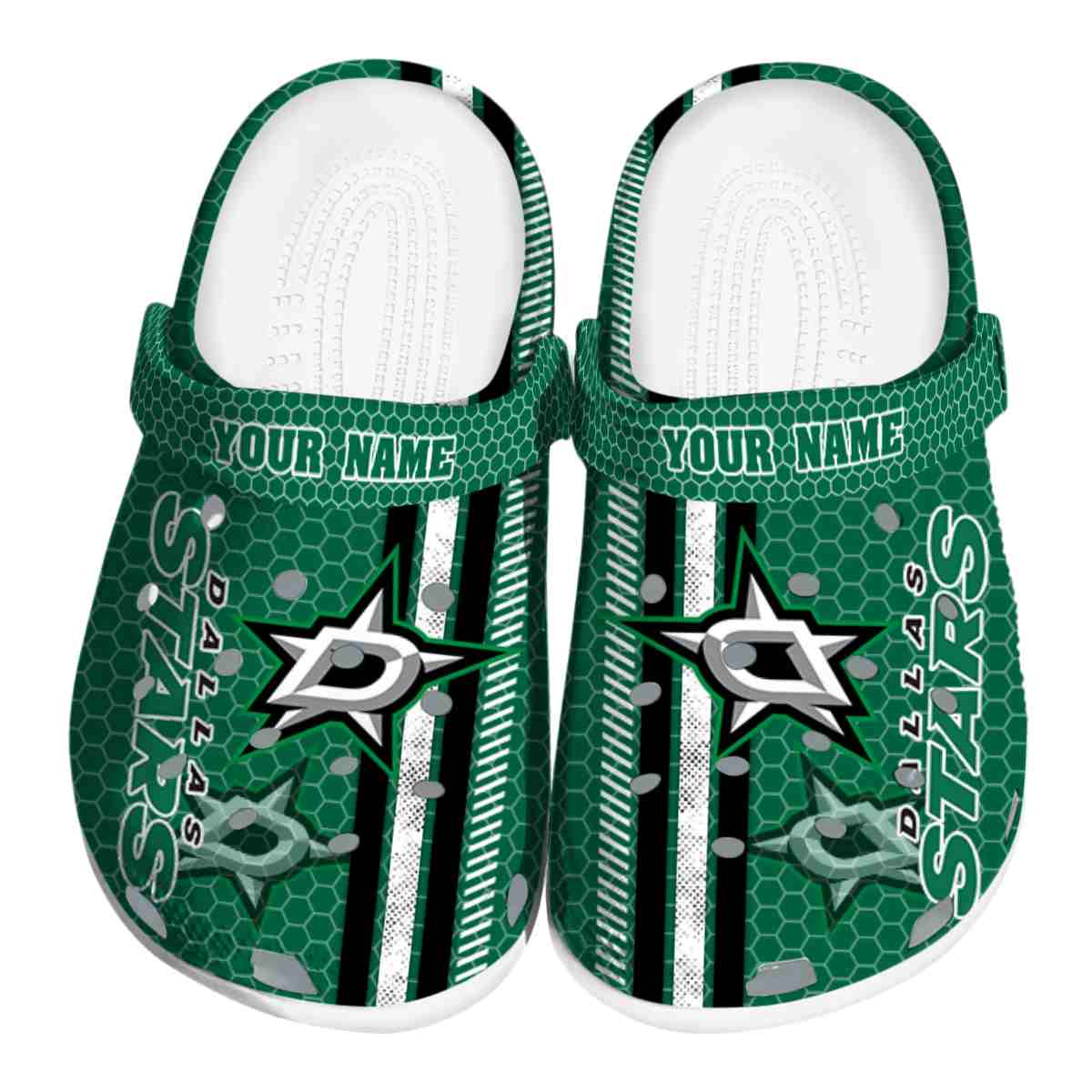 footwearmerch dallas stars nhl sport crocs crocband clogs shoes comfortable for men women and kids j8jrn