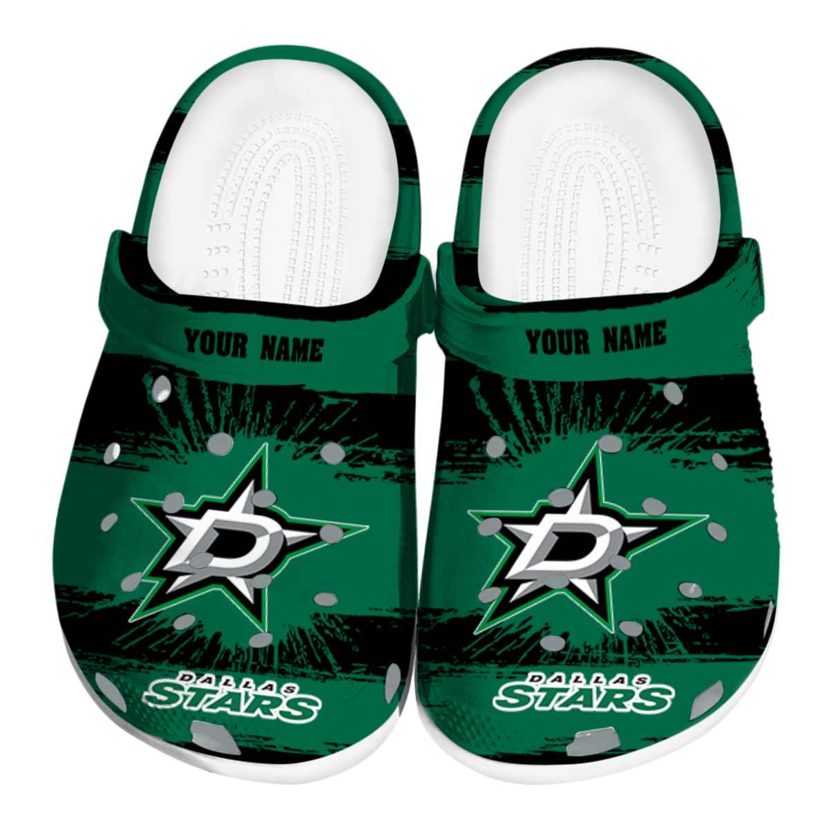 footwearmerch dallas stars nhl sport crocs crocband clogs shoes comfortable for men women and kids ot7vk