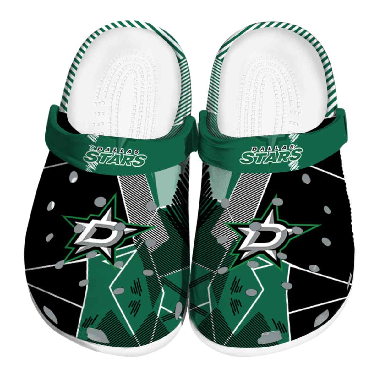 footwearmerch dallas stars nhl sport crocs crocband clogs shoes comfortable for men women and kids qcl4l
