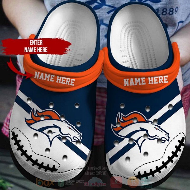 footwearmerch denver broncos nfl sport crocs crocband clogs shoes comfortable for men women and kids 6exgb