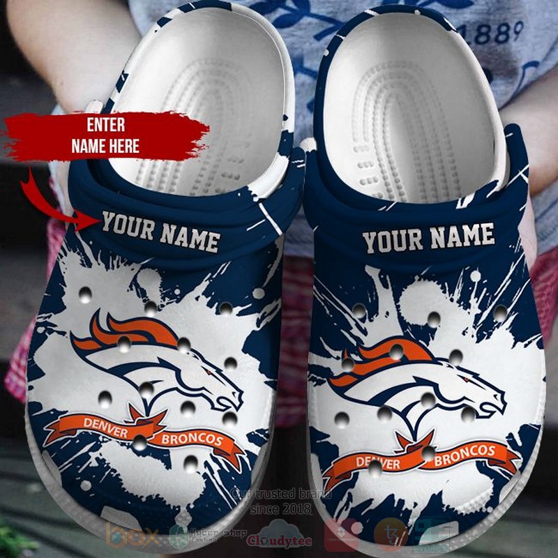 footwearmerch denver broncos nfl sport crocs crocband clogs shoes comfortable for men women and kids 9mquf