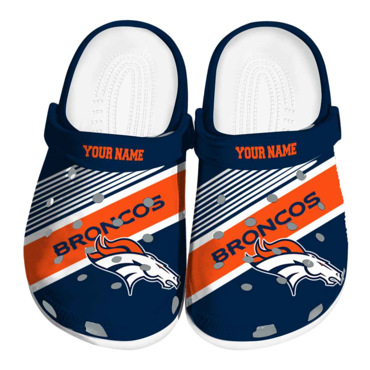 footwearmerch denver broncos nfl sport crocs crocband clogs shoes comfortable for men women and kids exjqk