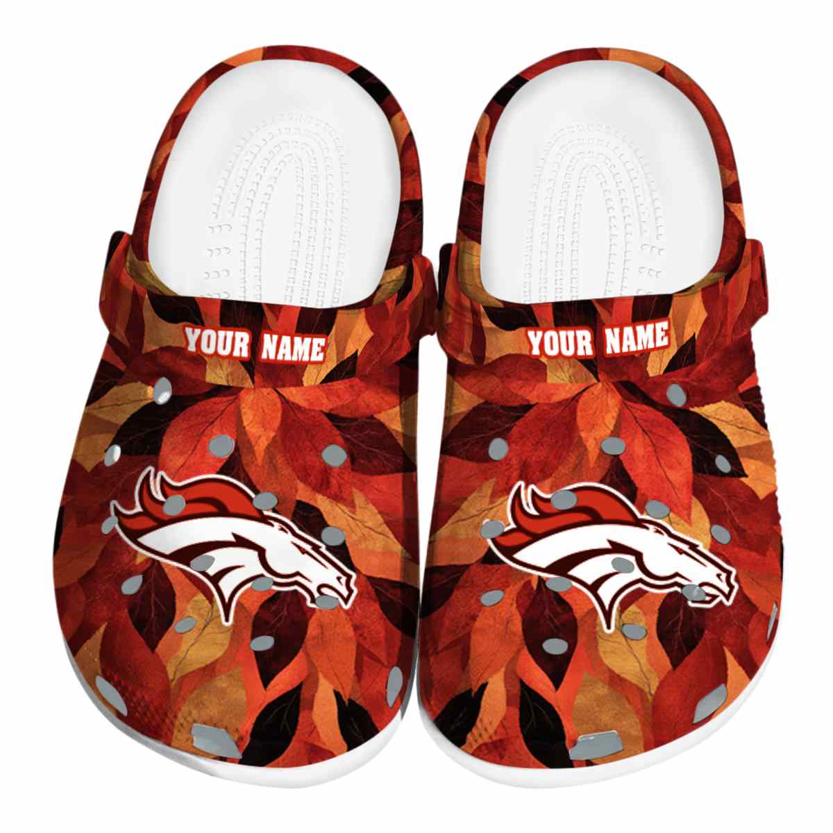 footwearmerch denver broncos nfl sport crocs crocband clogs shoes comfortable for men women and kids fuwkt