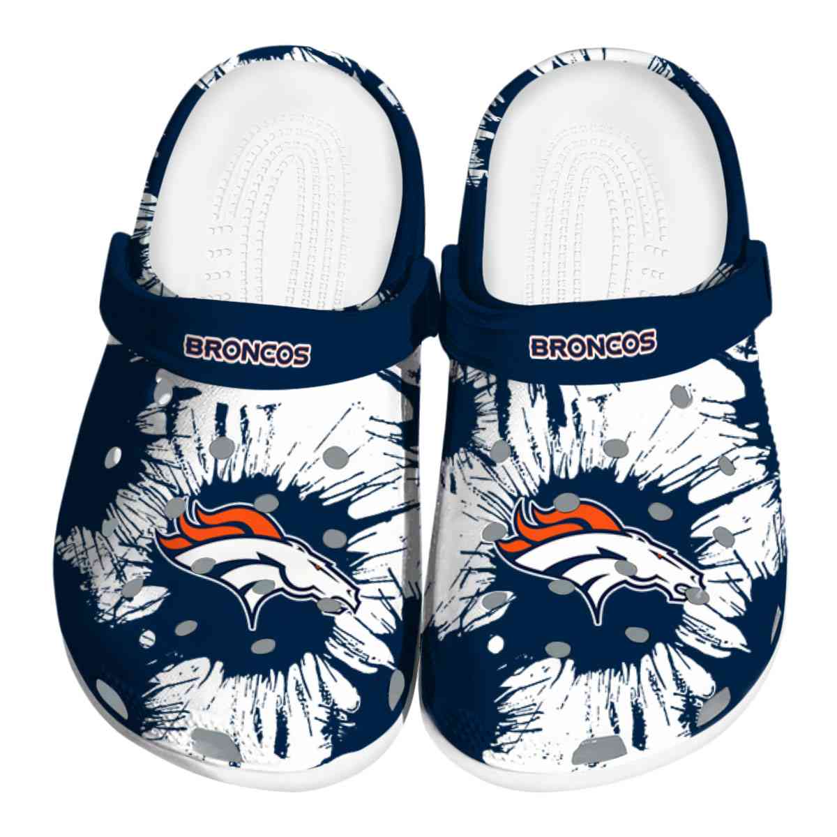 footwearmerch denver broncos nfl sport crocs crocband clogs shoes comfortable for men women and kids g9het
