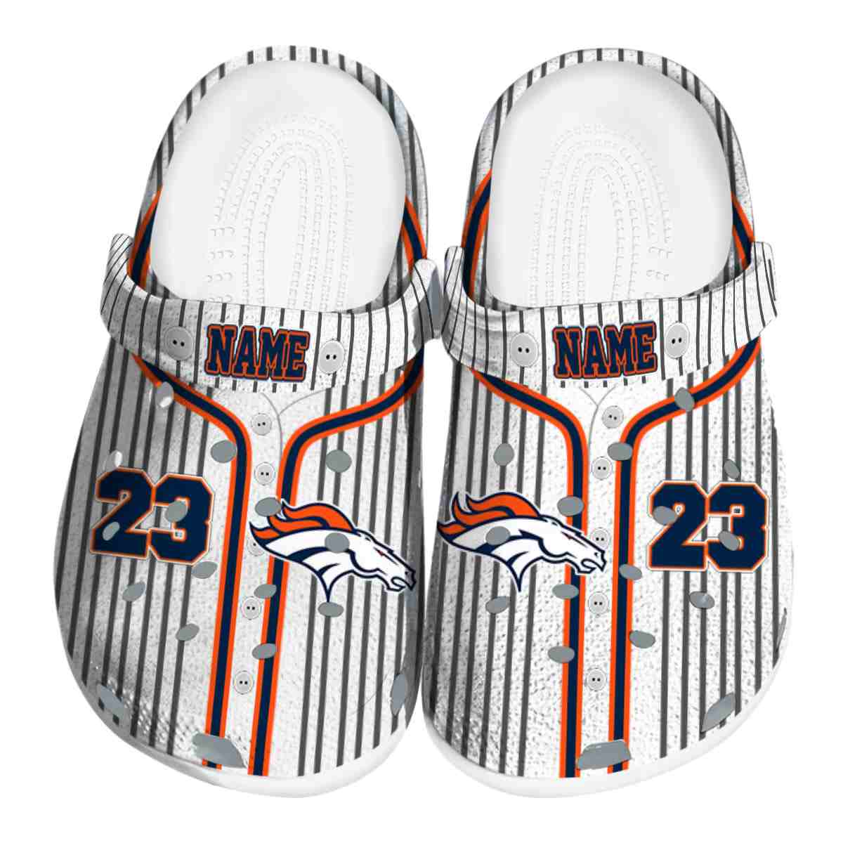 footwearmerch denver broncos nfl sport crocs crocband clogs shoes comfortable for men women and kids mhnsl