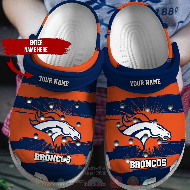 footwearmerch denver broncos nfl sport crocs crocband clogs shoes comfortable for men women and kids nc3py