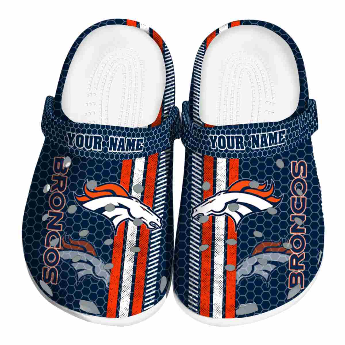 footwearmerch denver broncos nfl sport crocs crocband clogs shoes comfortable for men women and kids yk3jd