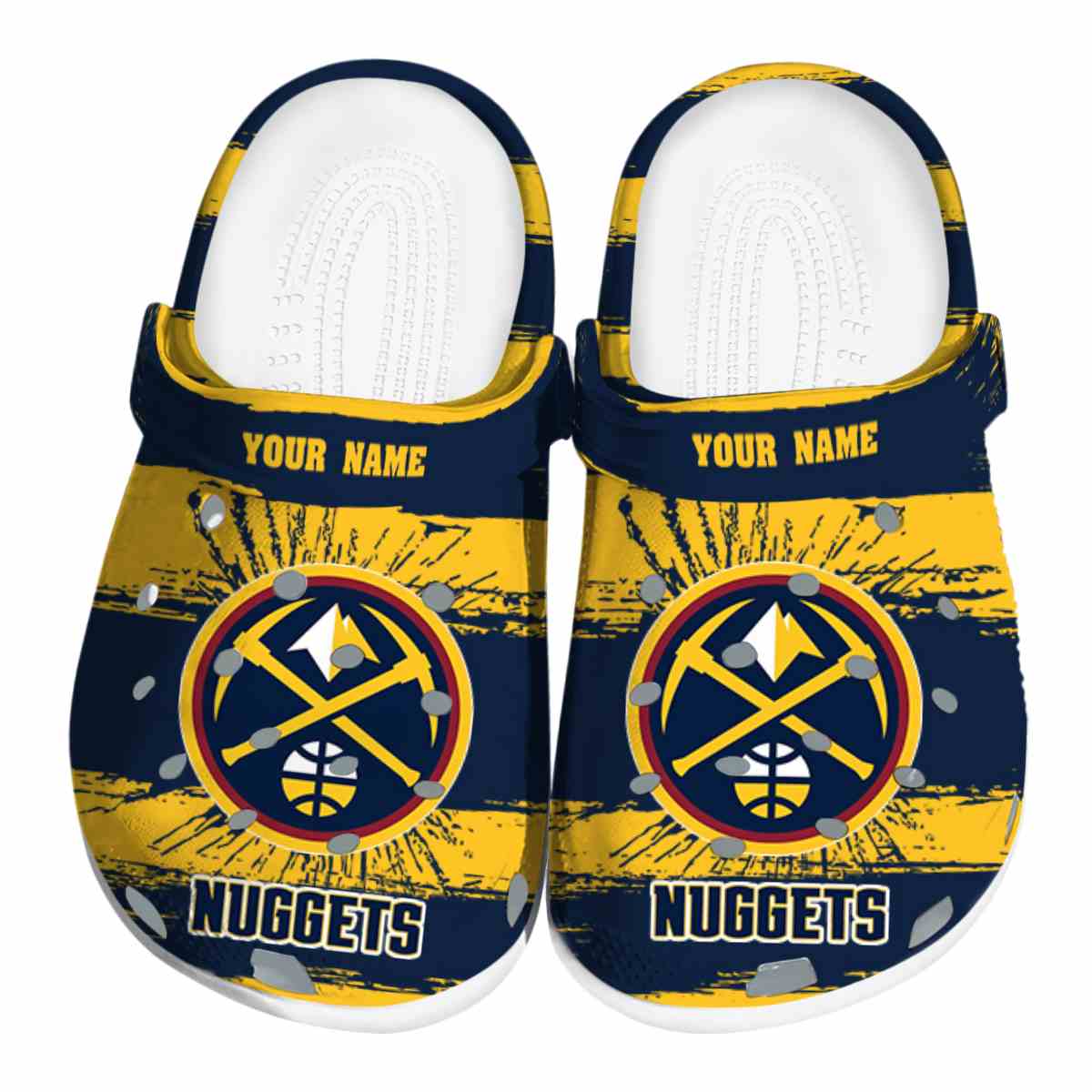 footwearmerch denver nuggets nba sport crocs crocband clogs shoes comfortable for men women and kids 6x3ht