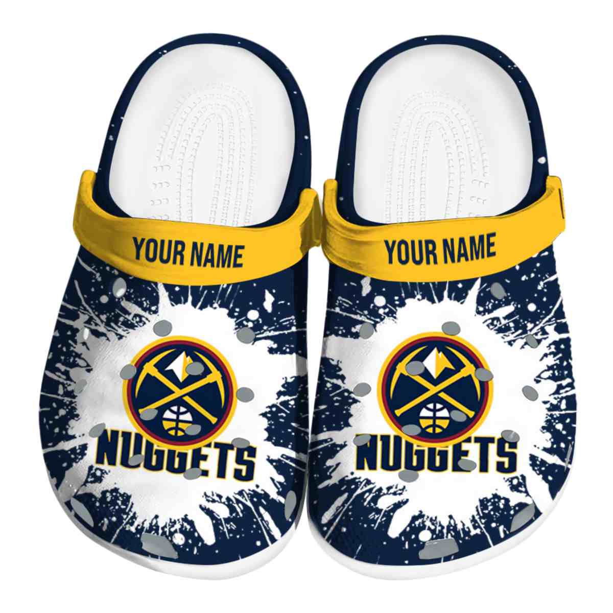 footwearmerch denver nuggets nba sport crocs crocband clogs shoes comfortable for men women and kids wqtaw