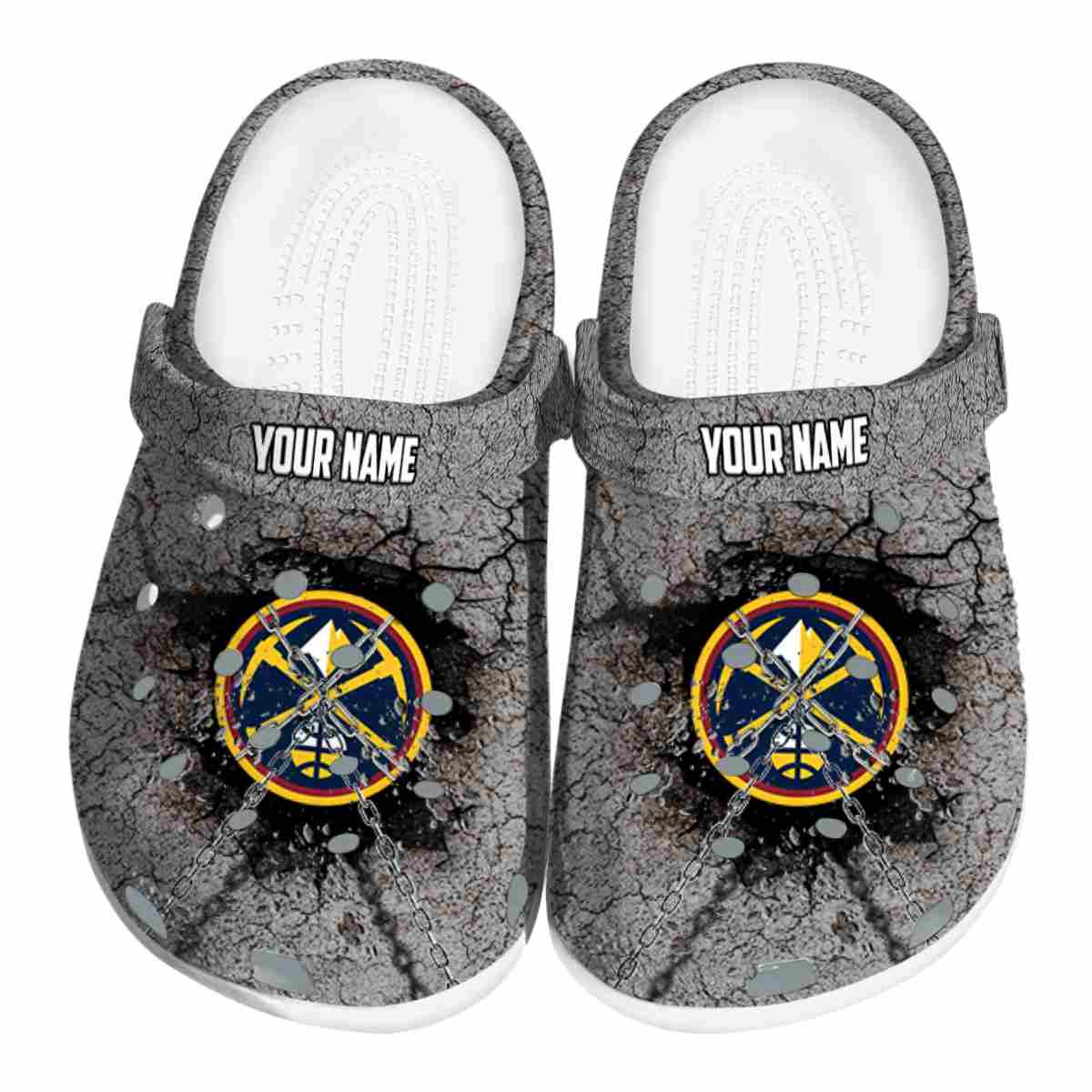 footwearmerch denver nuggets nba sport crocs crocband clogs shoes comfortable for men women and kids wuxm4