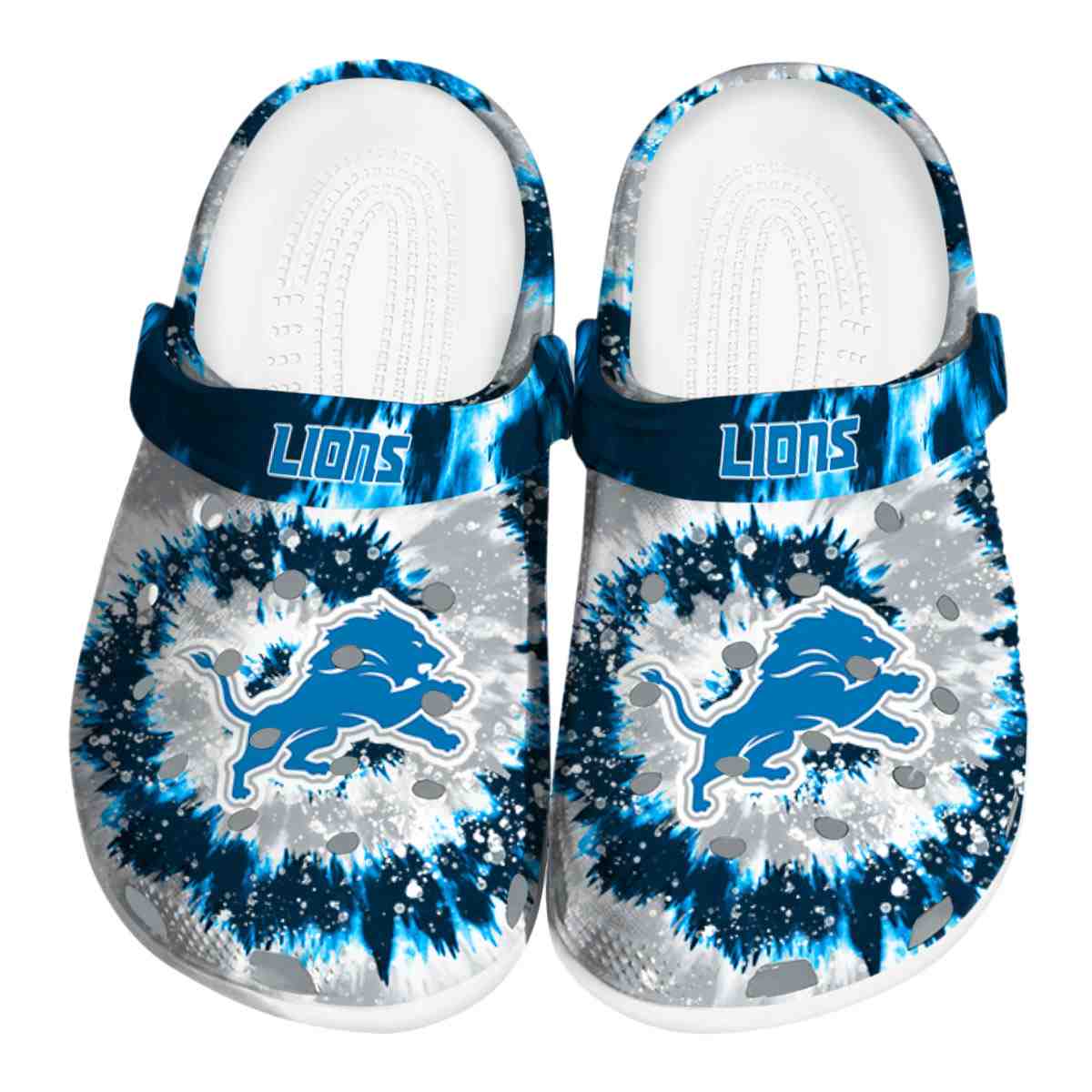footwearmerch detroit lions nfl sport crocs crocband clogs shoes comfortable for men women and kids 4n5er