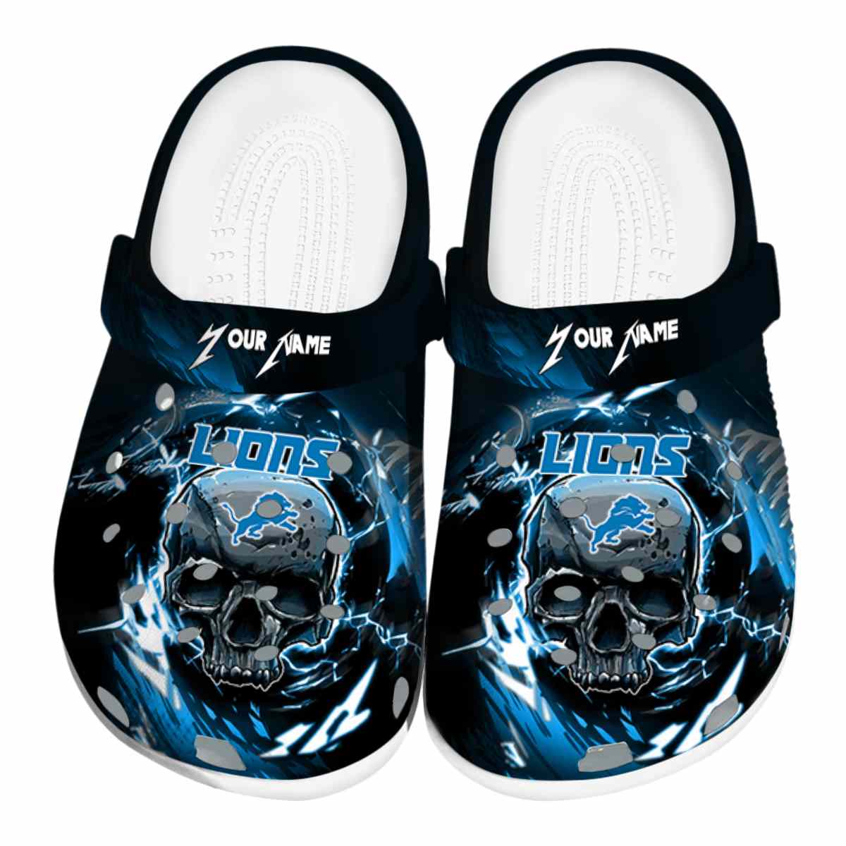 footwearmerch detroit lions nfl sport crocs crocband clogs shoes comfortable for men women and kids 4rqo4