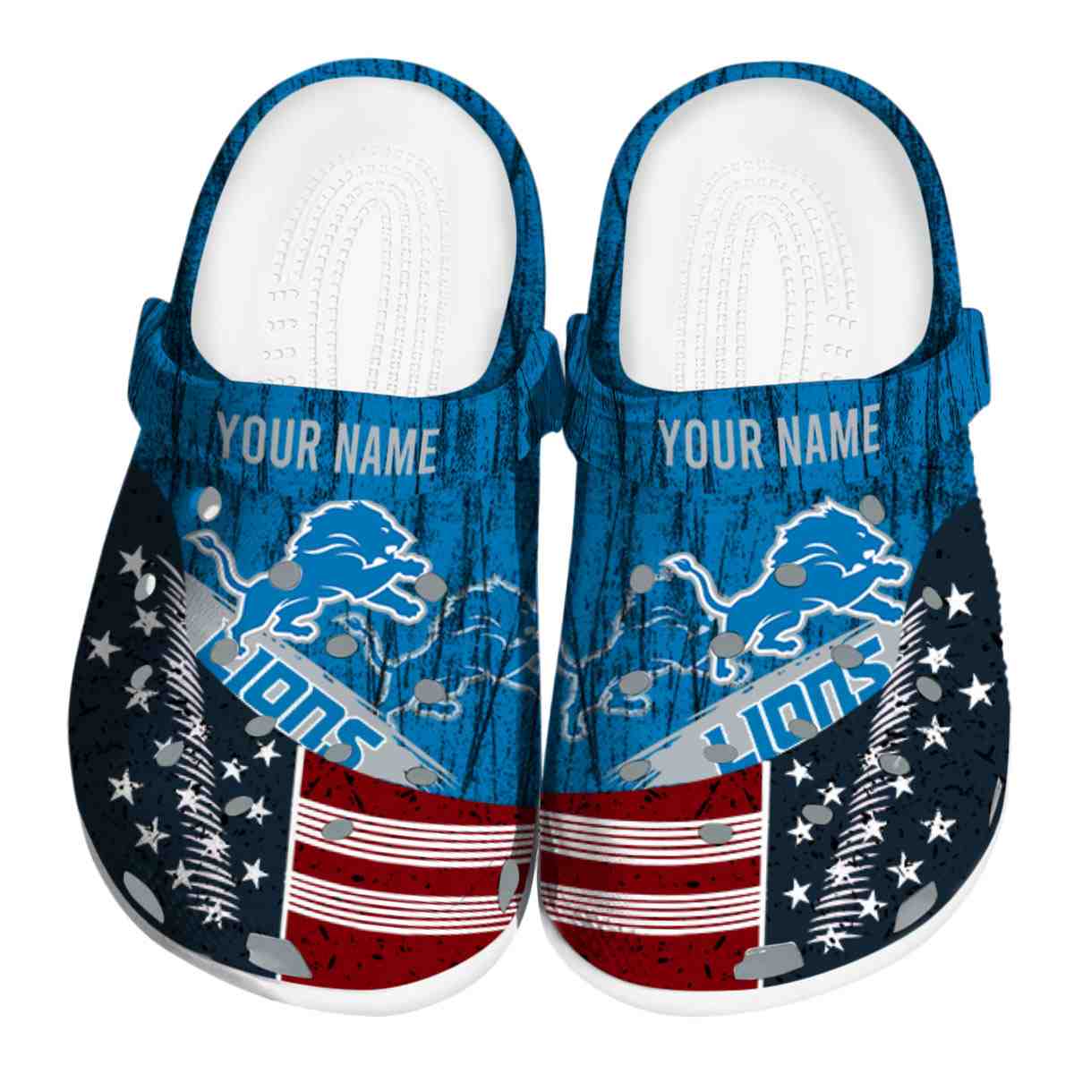 footwearmerch detroit lions nfl sport crocs crocband clogs shoes comfortable for men women and kids bebi3