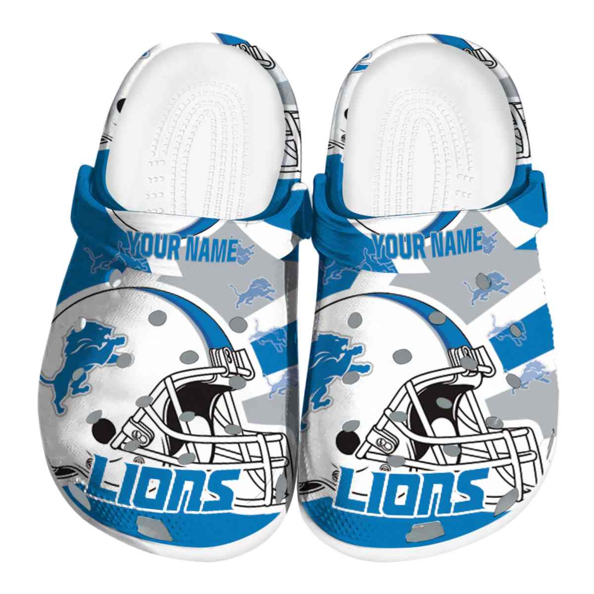 footwearmerch detroit lions nfl sport crocs crocband clogs shoes comfortable for men women and kids bxcub