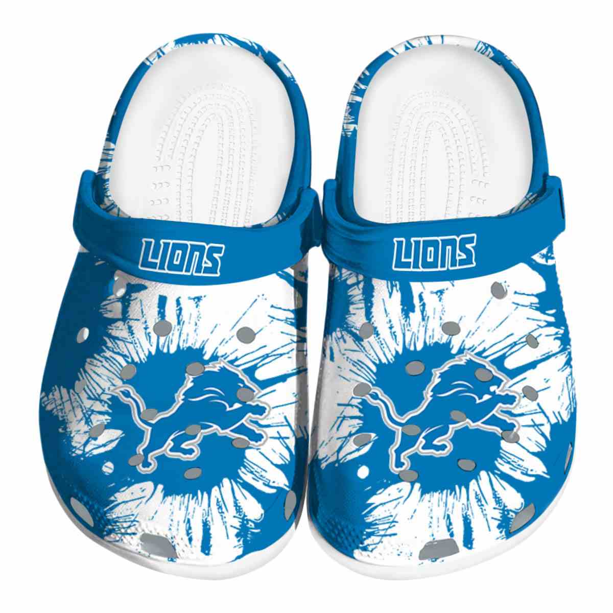 footwearmerch detroit lions nfl sport crocs crocband clogs shoes comfortable for men women and kids hphux