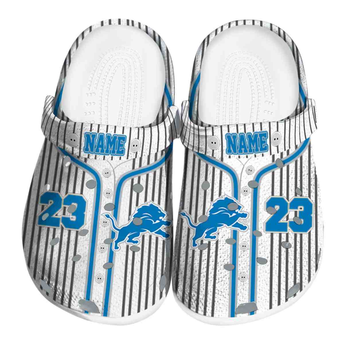 footwearmerch detroit lions nfl sport crocs crocband clogs shoes comfortable for men women and kids lmts9