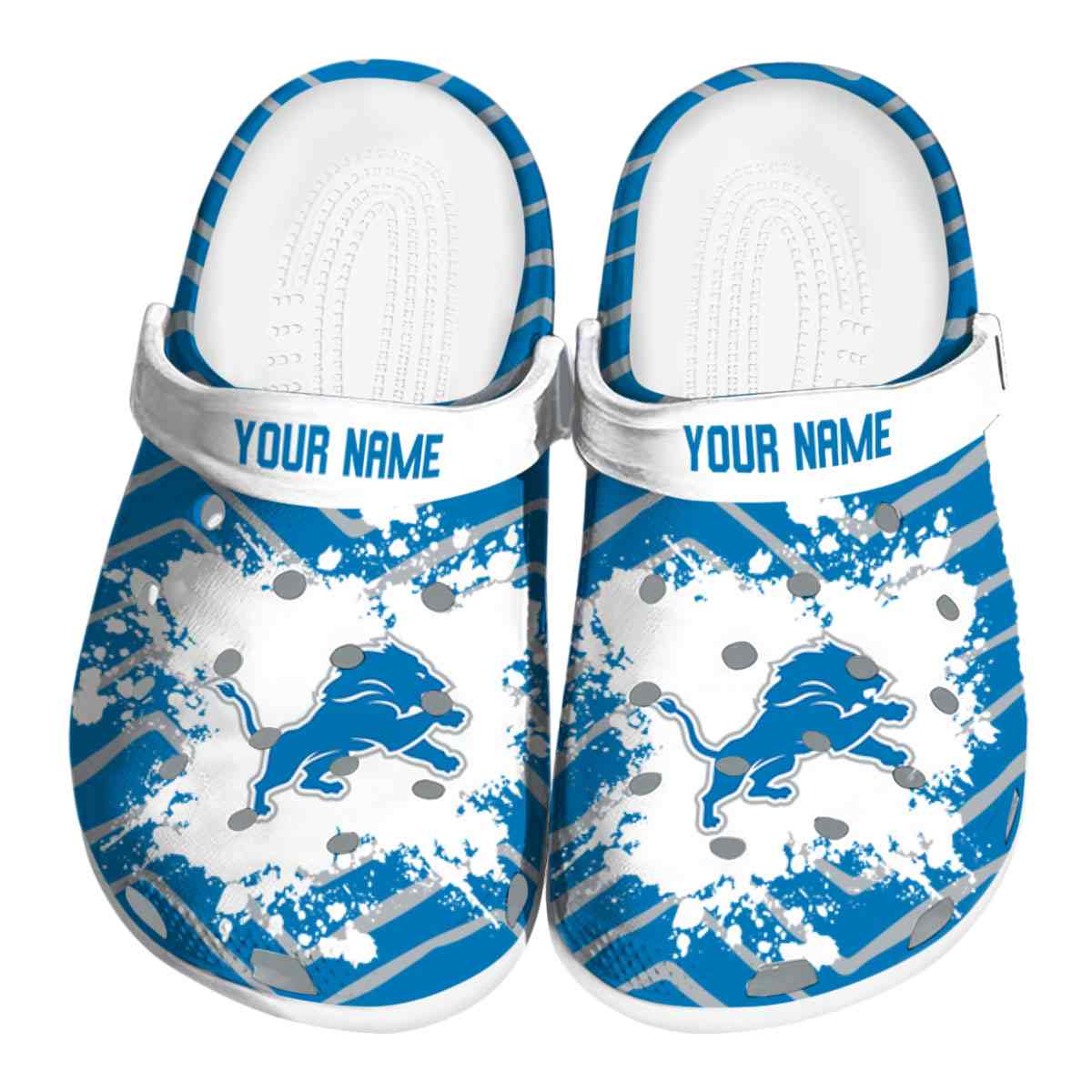 footwearmerch detroit lions nfl sport crocs crocband clogs shoes comfortable for men women and kids y0hny