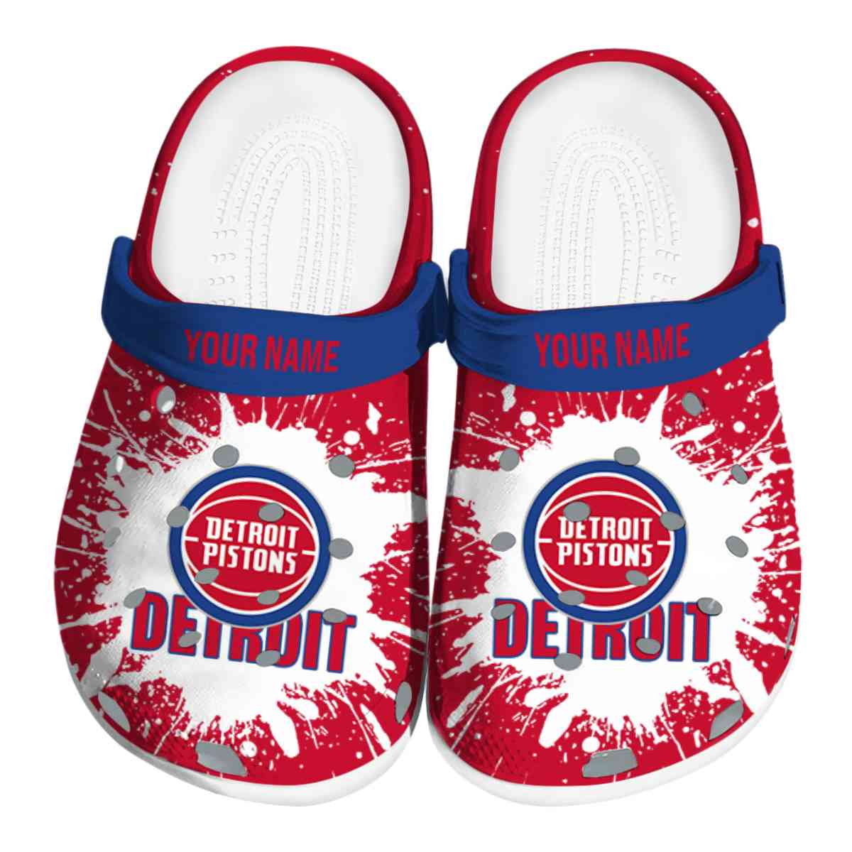 footwearmerch detroit pistons nba sport crocs crocband clogs shoes comfortable for men women and kids ujrgv